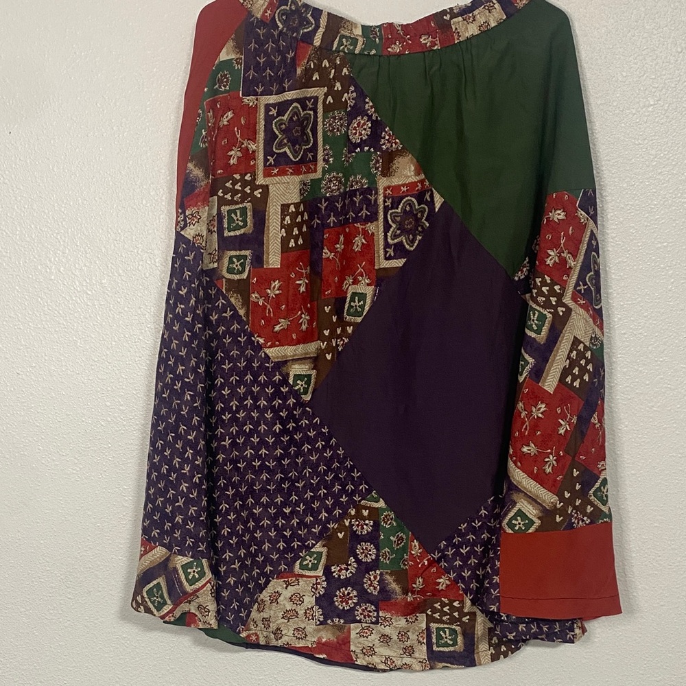 Chaus Multicolor Patchwork Maxi Skirt - image 3